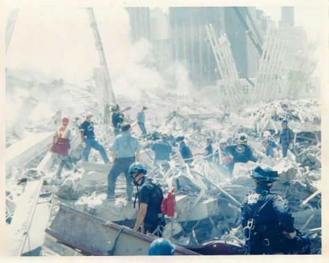 First responders at Ground Zero after 9/11/01