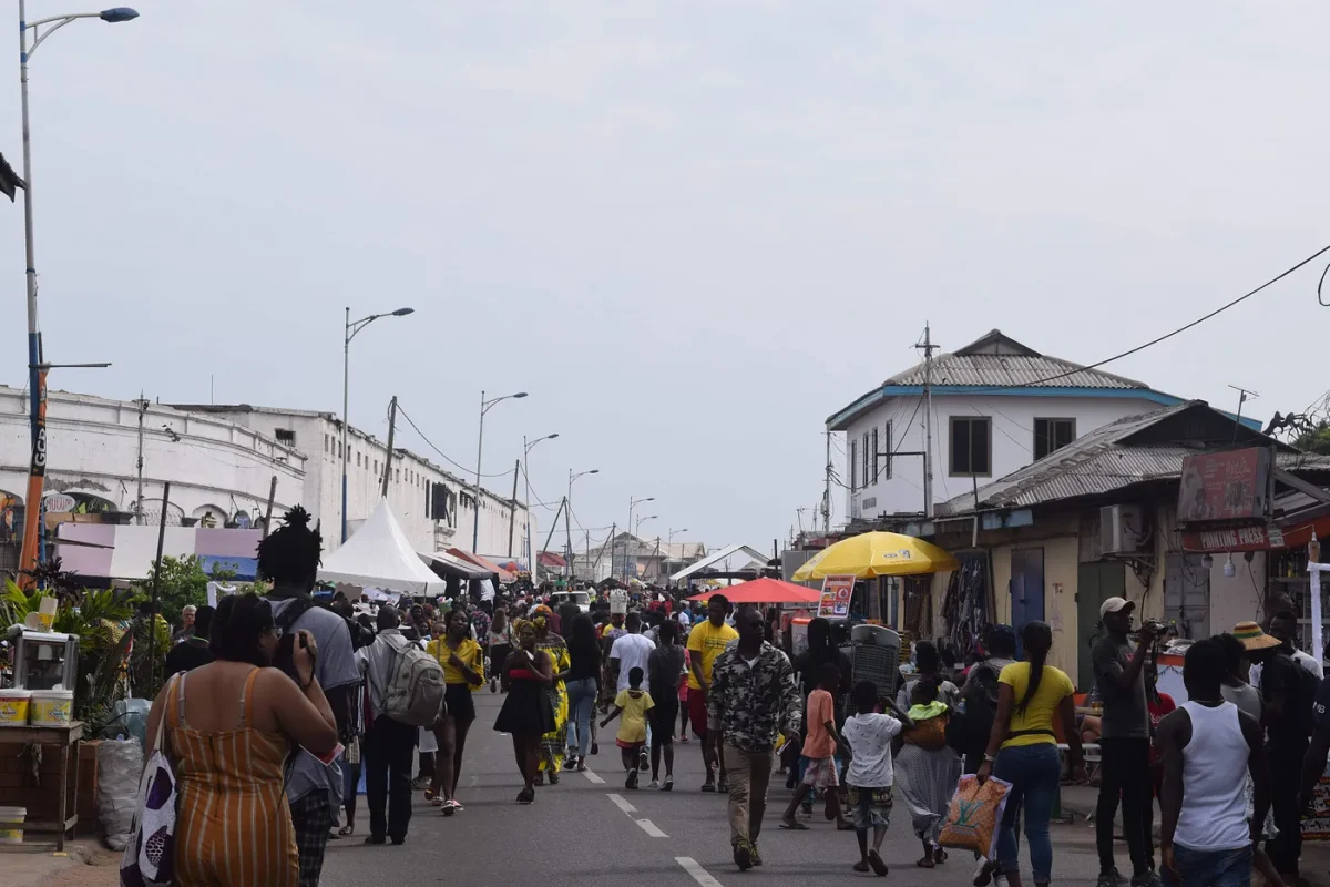 A street view of Jamestown in Accra. Photo by Doreen Abanema Abayaa