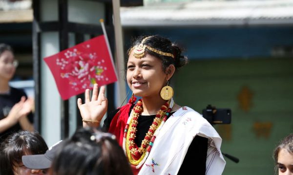 Asha B.K. representing Nepal at the Asian Girls Community Development award in 2019. B.K. was one of the first GEP peer educators and has received international recognition for the work she has done for Nepali girls and youth. 