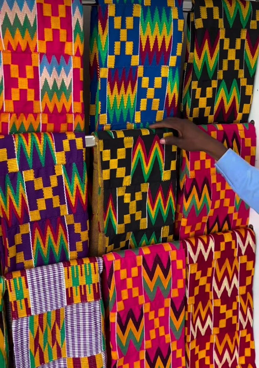 Fathia Fata Nkrumah Kente, a design named in honor of Ghana's first First Lady. Photo courtesy of Kente Emporium by Awo Assibey